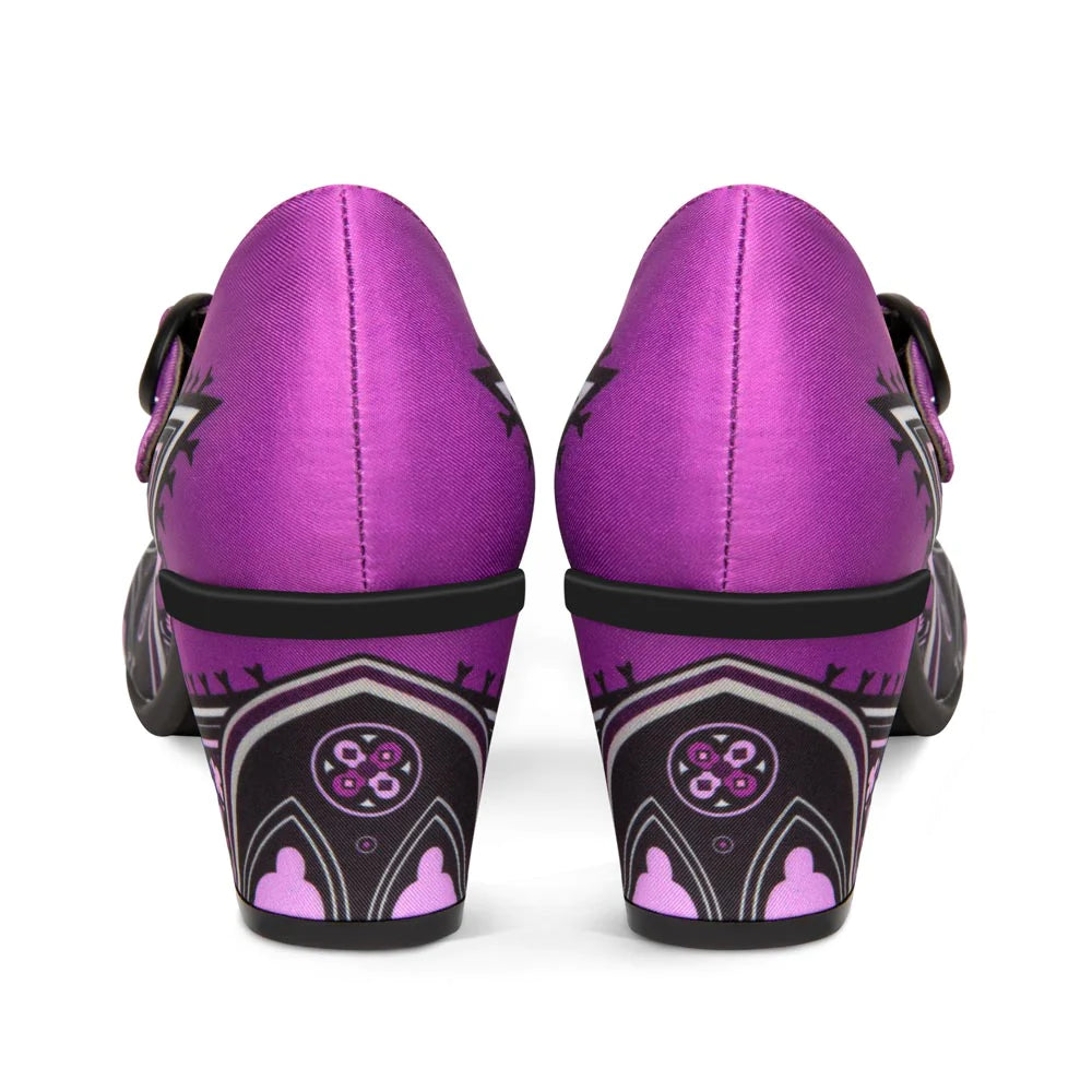Hot Chocolate Gothic Church Mid Heels Mary Jane Pump - Kate's Clothing