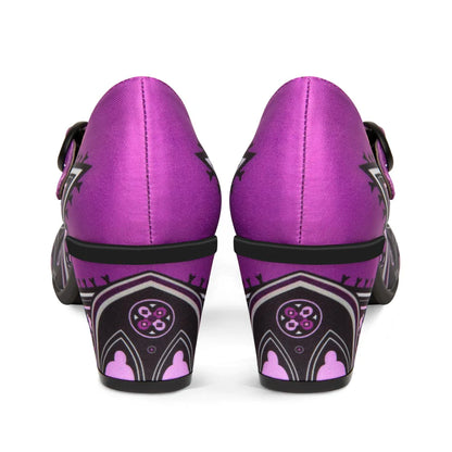 Hot Chocolate Gothic Church Mid Heels Mary Jane Pump - Kate's Clothing
