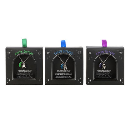 Gothic Gifts Set of 3 Cauldron Charm Necklaces by the Coven Sisters