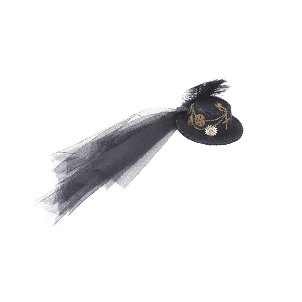 Dark In Love Guinevere Fascinator Hat - Kate's Clothing