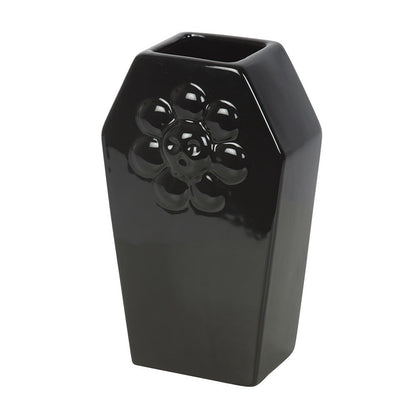 Gothic Gifts Black Coffin Flower Vase