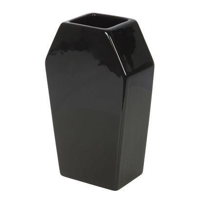 Gothic Gifts Black Coffin Flower Vase