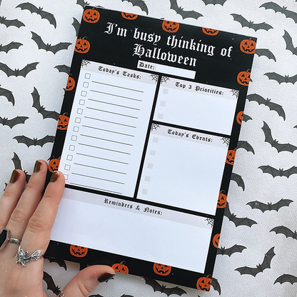 Simply Gothic Halloween Notepad - Kate's Clothing
