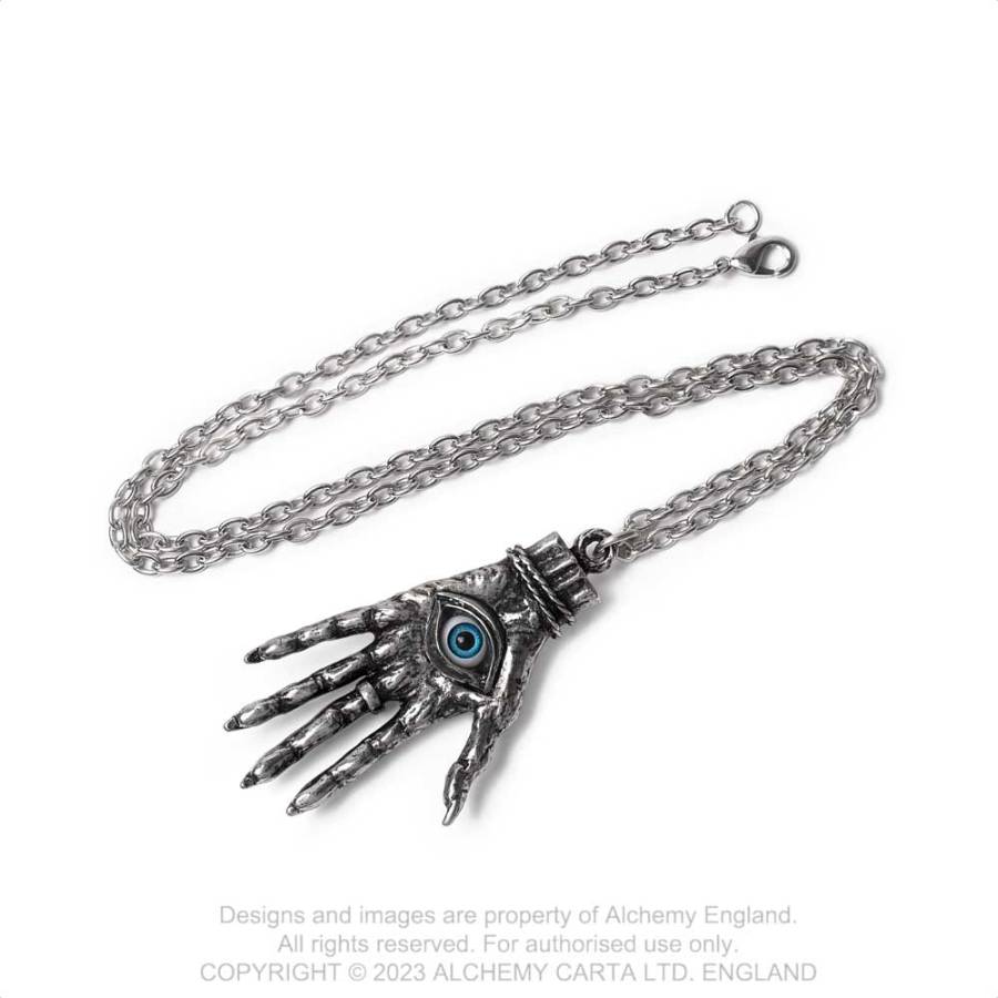 Alchemy Hand Of Glory Pewter Pendant - Kate's Clothing