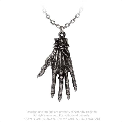 Alchemy Hand Of Glory Pewter Pendant - Kate's Clothing