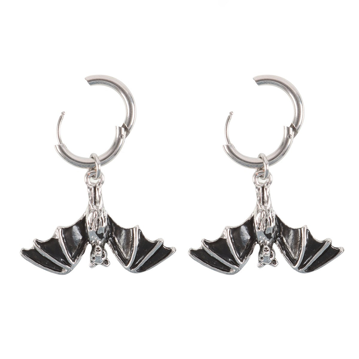 Gothic Gifts Hanging Bat Earrings - Kate's Clothing