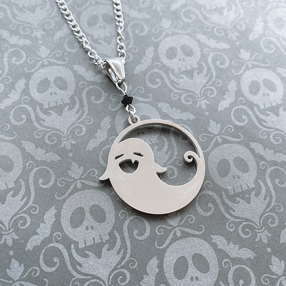 Simply Gothic Happy Ghost Necklace - Kate's Clothing