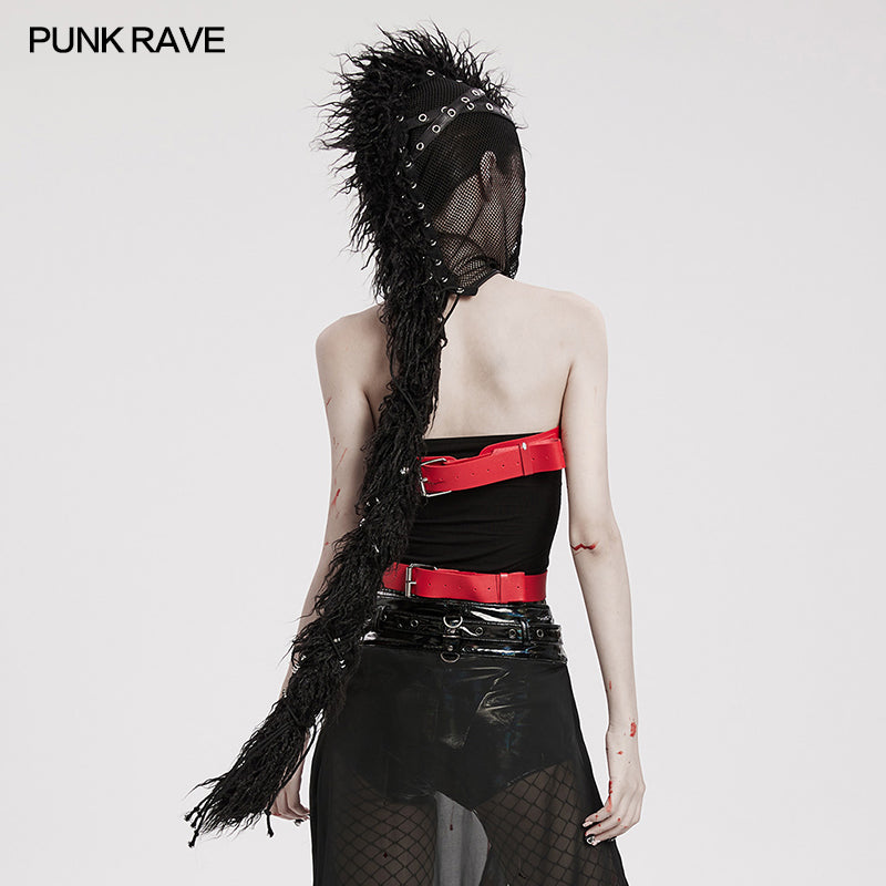 Punk Rave Unisex Harlan Mohawk Face Mask - Kate's Clothing