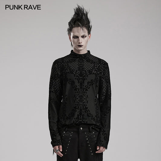 Punk Rave Men's Helios Long Sleeved Top - Kate's Clothing