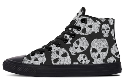 ANTIBrand – Ashes to Ashes High Tops – Skull Print