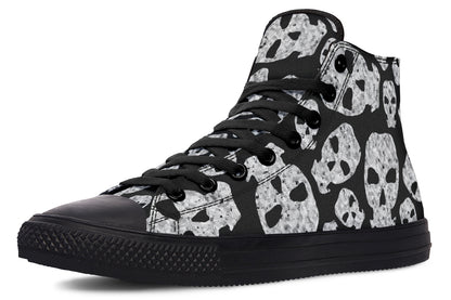 ANTIBrand – Ashes to Ashes High Tops – Skull Print