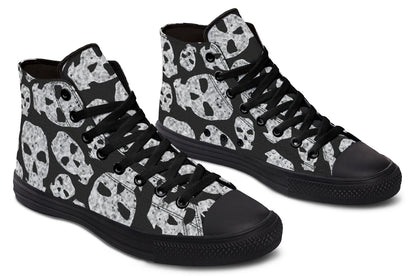 ANTIBrand – Ashes to Ashes High Tops – Skull Print