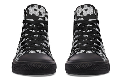ANTIBrand – Ashes to Ashes High Tops – Skull Print