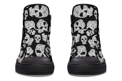 ANTIBrand – Ashes to Ashes High Tops – Skull Print