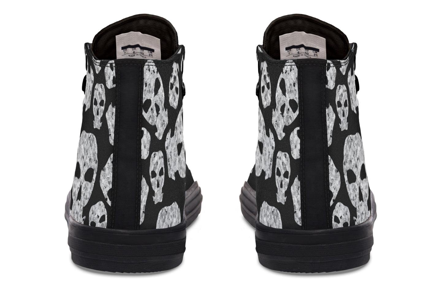 ANTIBrand – Ashes to Ashes High Tops – Skull Print