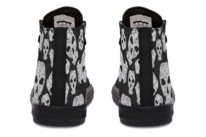 ANTIBrand – Ashes to Ashes High Tops – Skull Print