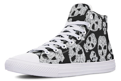 ANTIBrand – Ashes to Ashes High Tops – Skull Print