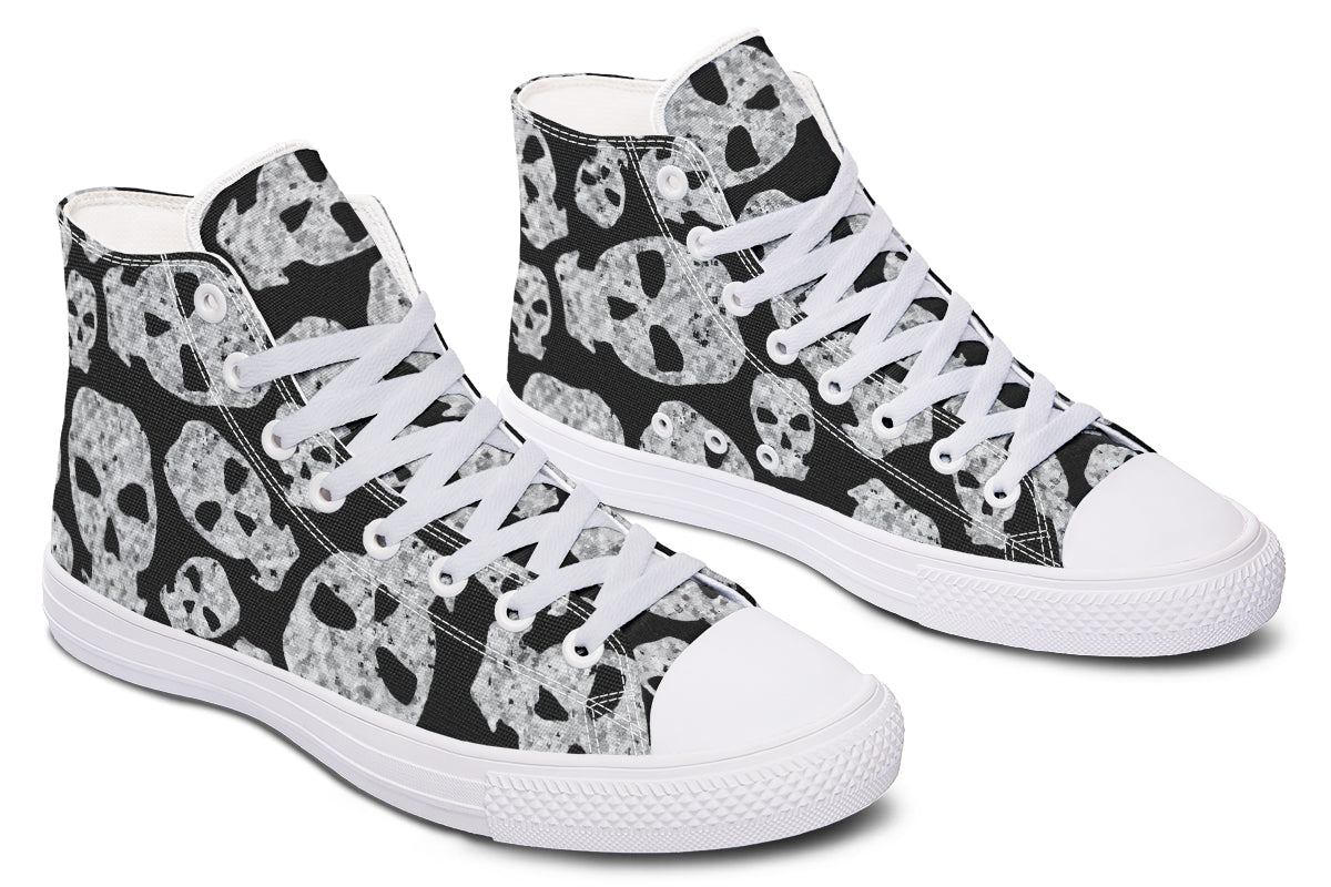 ANTIBrand – Ashes to Ashes High Tops – Skull Print