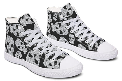 ANTIBrand – Ashes to Ashes High Tops – Skull Print