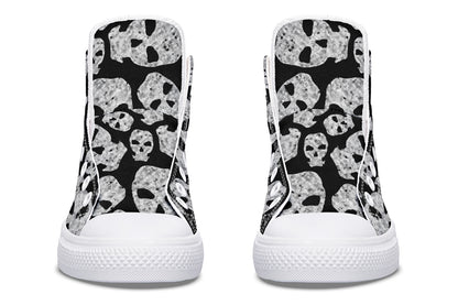 ANTIBrand – Ashes to Ashes High Tops – Skull Print