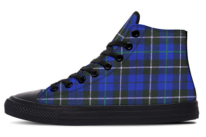 Blue Tartan High Tops – ANTIBrand