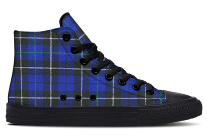 Blue Tartan High Tops – ANTIBrand