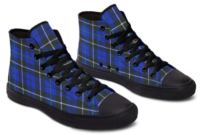 Blue Tartan High Tops – ANTIBrand