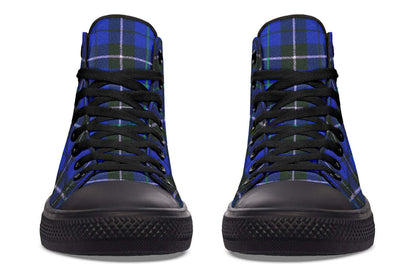 Blue Tartan High Tops – ANTIBrand