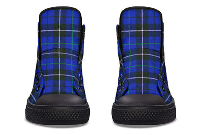 Blue Tartan High Tops – ANTIBrand