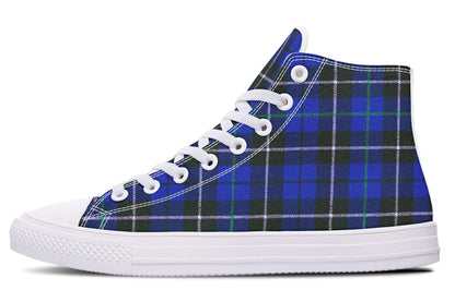 Blue Tartan High Tops – ANTIBrand
