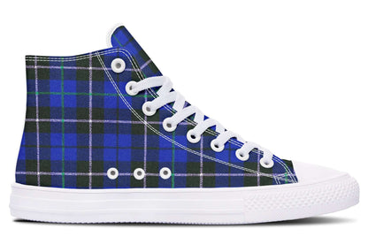 Blue Tartan High Tops – ANTIBrand