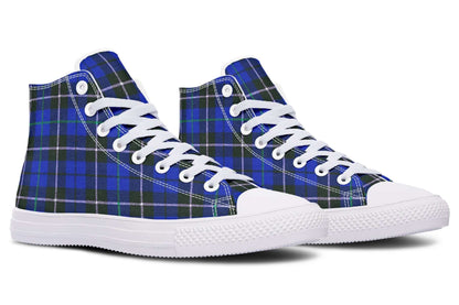 Blue Tartan High Tops – ANTIBrand