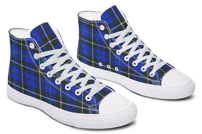 Blue Tartan High Tops – ANTIBrand