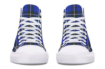Blue Tartan High Tops – ANTIBrand