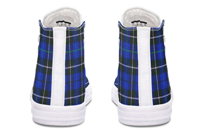 Blue Tartan High Tops – ANTIBrand