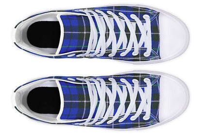 Blue Tartan High Tops – ANTIBrand
