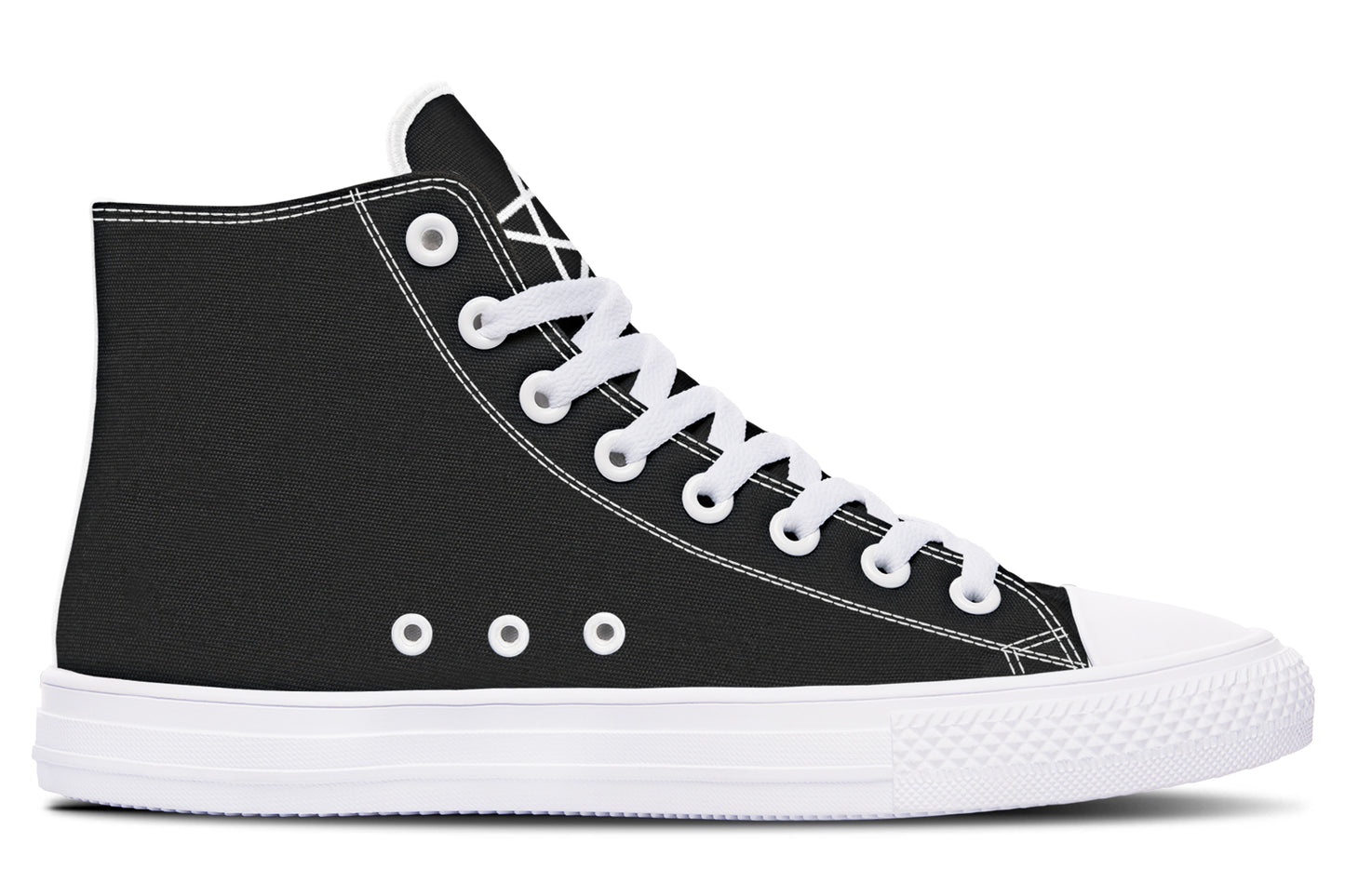 ANTIBrand – Pentagram Protection High Tops – Black