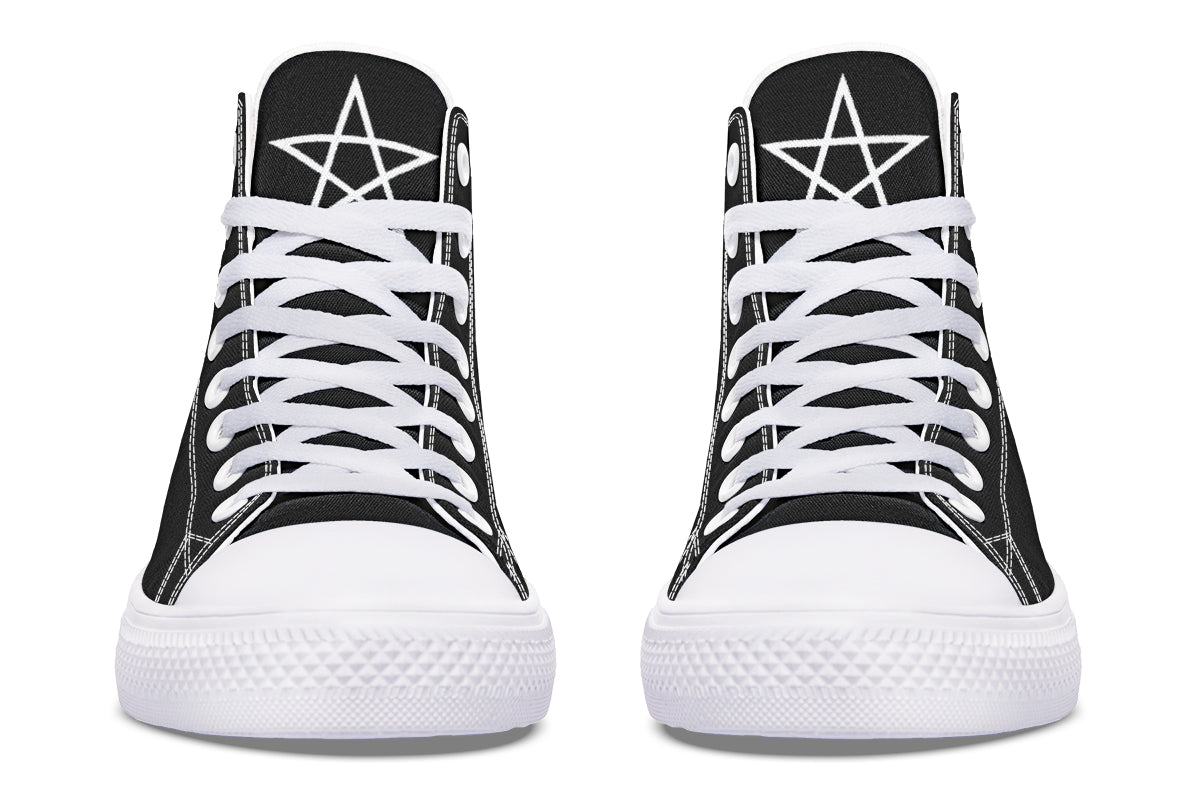 ANTIBrand – Pentagram Protection High Tops – Black