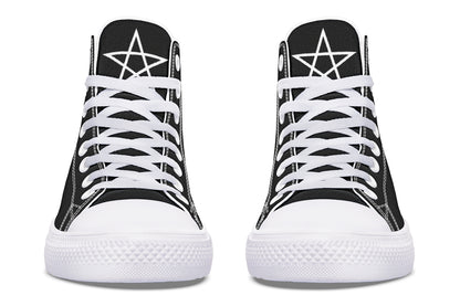 ANTIBrand – Pentagram Protection High Tops – Black