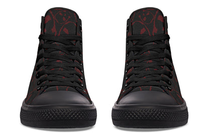 ANTIBrand – The Tumbling Blood Skulls High Tops – Black