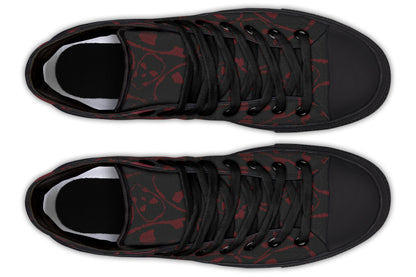 ANTIBrand – The Tumbling Blood Skulls High Tops – Black