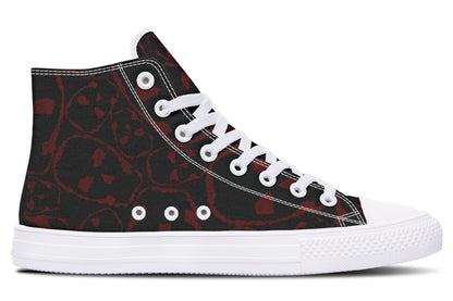 ANTIBrand – The Tumbling Blood Skulls High Tops – Black