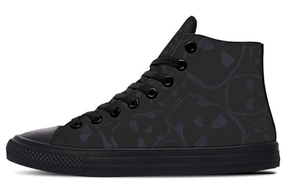 ANTIBrand – The Tumbling Skulls of Darkness High Tops – Black