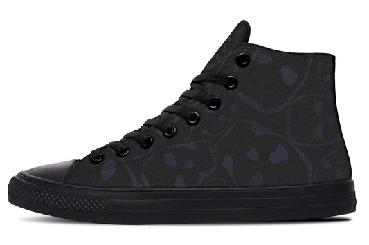 ANTIBrand – The Tumbling Skulls of Darkness High Tops – Black