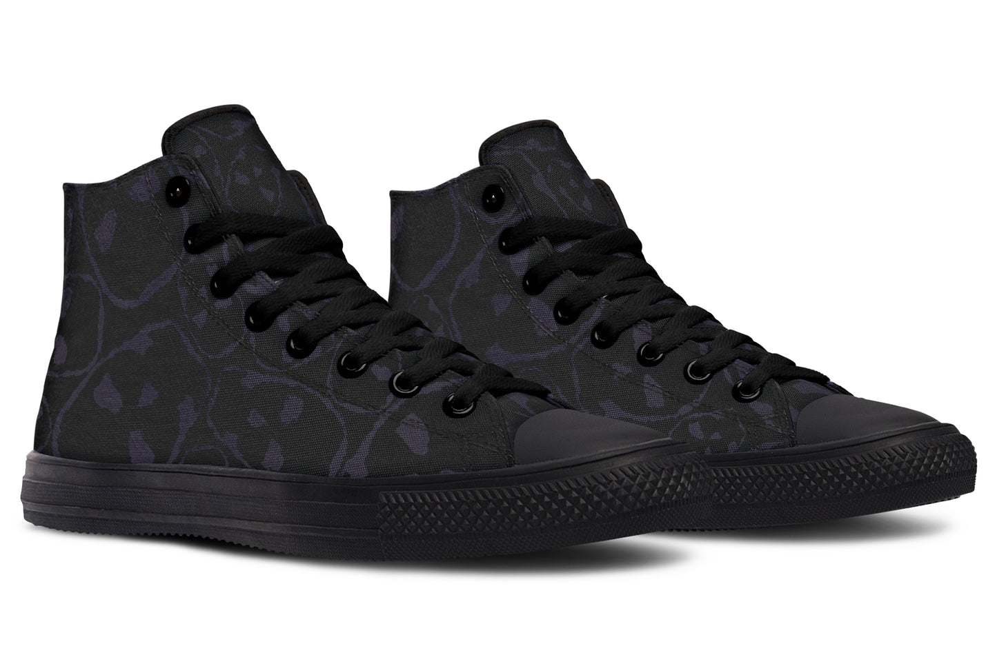 ANTIBrand – The Tumbling Skulls of Darkness High Tops – Black