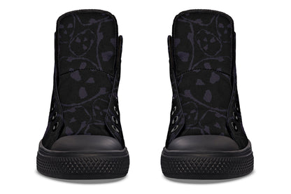 ANTIBrand – The Tumbling Skulls of Darkness High Tops – Black