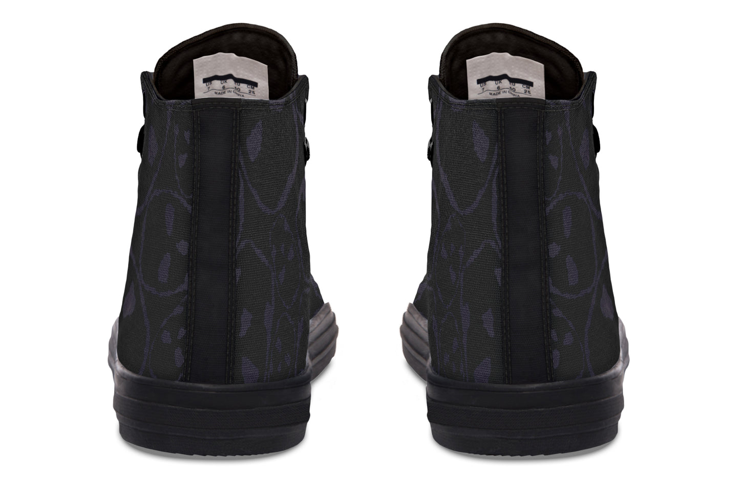 ANTIBrand – The Tumbling Skulls of Darkness High Tops – Black