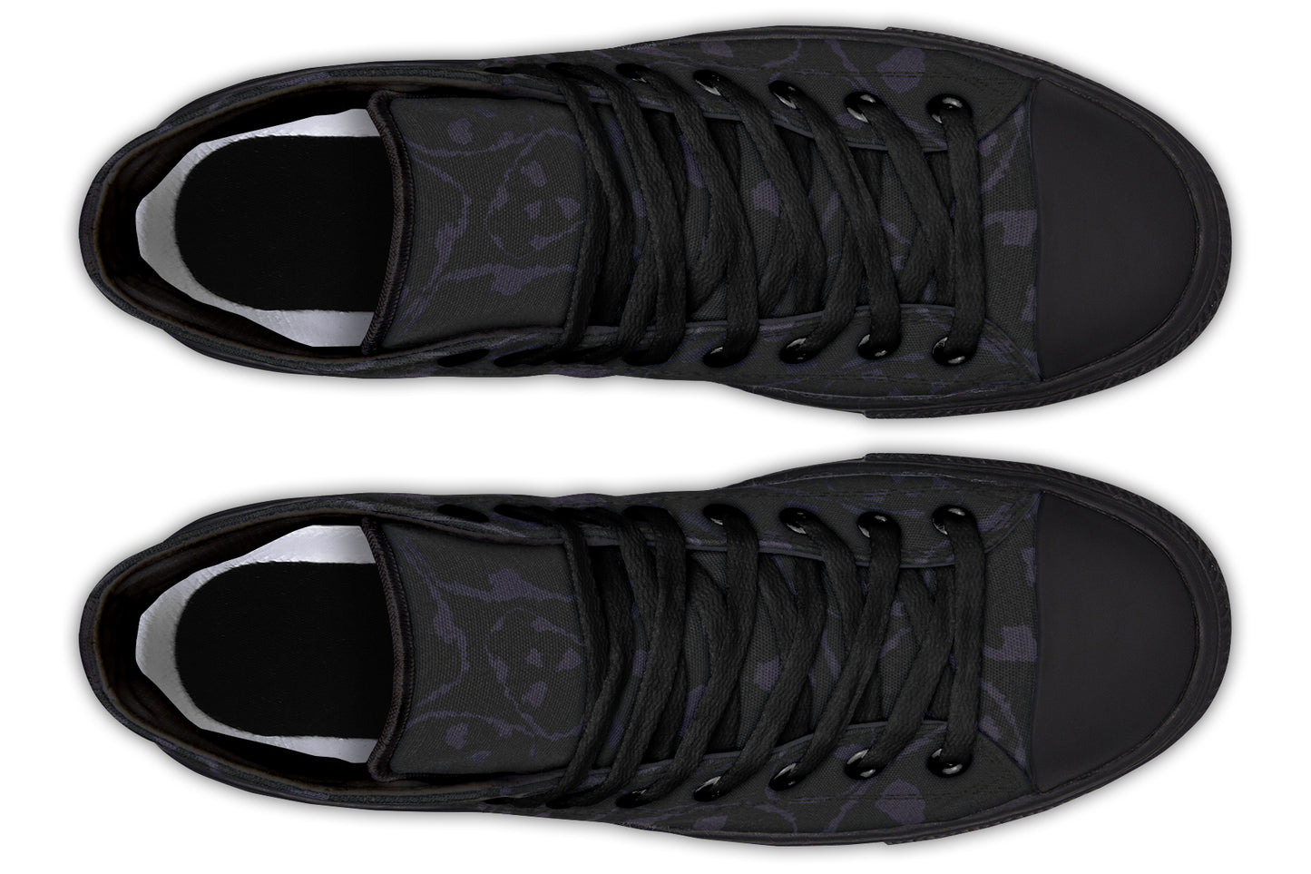 ANTIBrand – The Tumbling Skulls of Darkness High Tops – Black