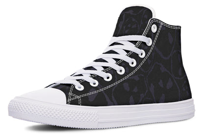 ANTIBrand – The Tumbling Skulls of Darkness High Tops – Black