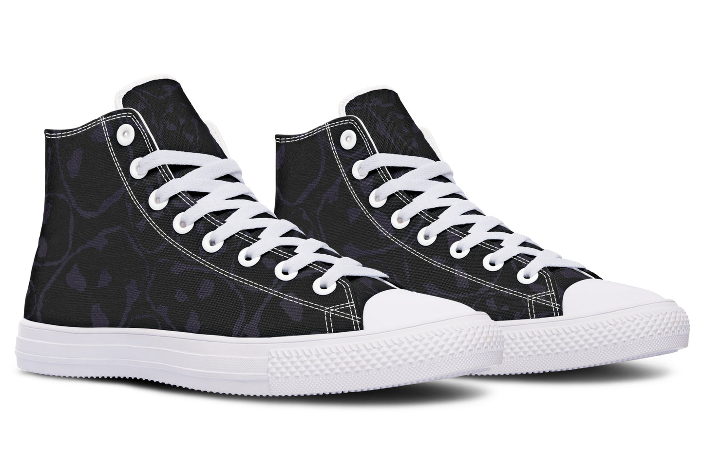 ANTIBrand – The Tumbling Skulls of Darkness High Tops – Black